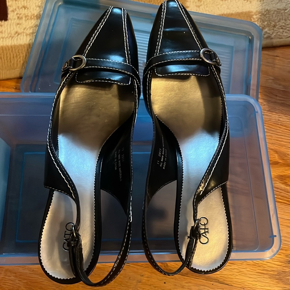 Cato shoes. Black, size 11.